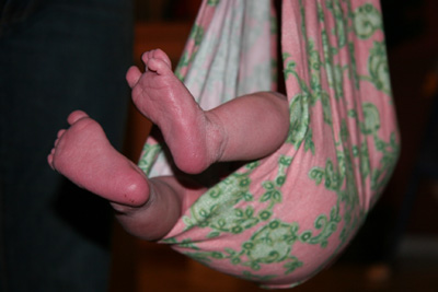 being weighed